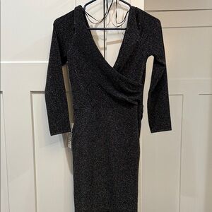 Urban Outfitters Black Asymmetrical Dress